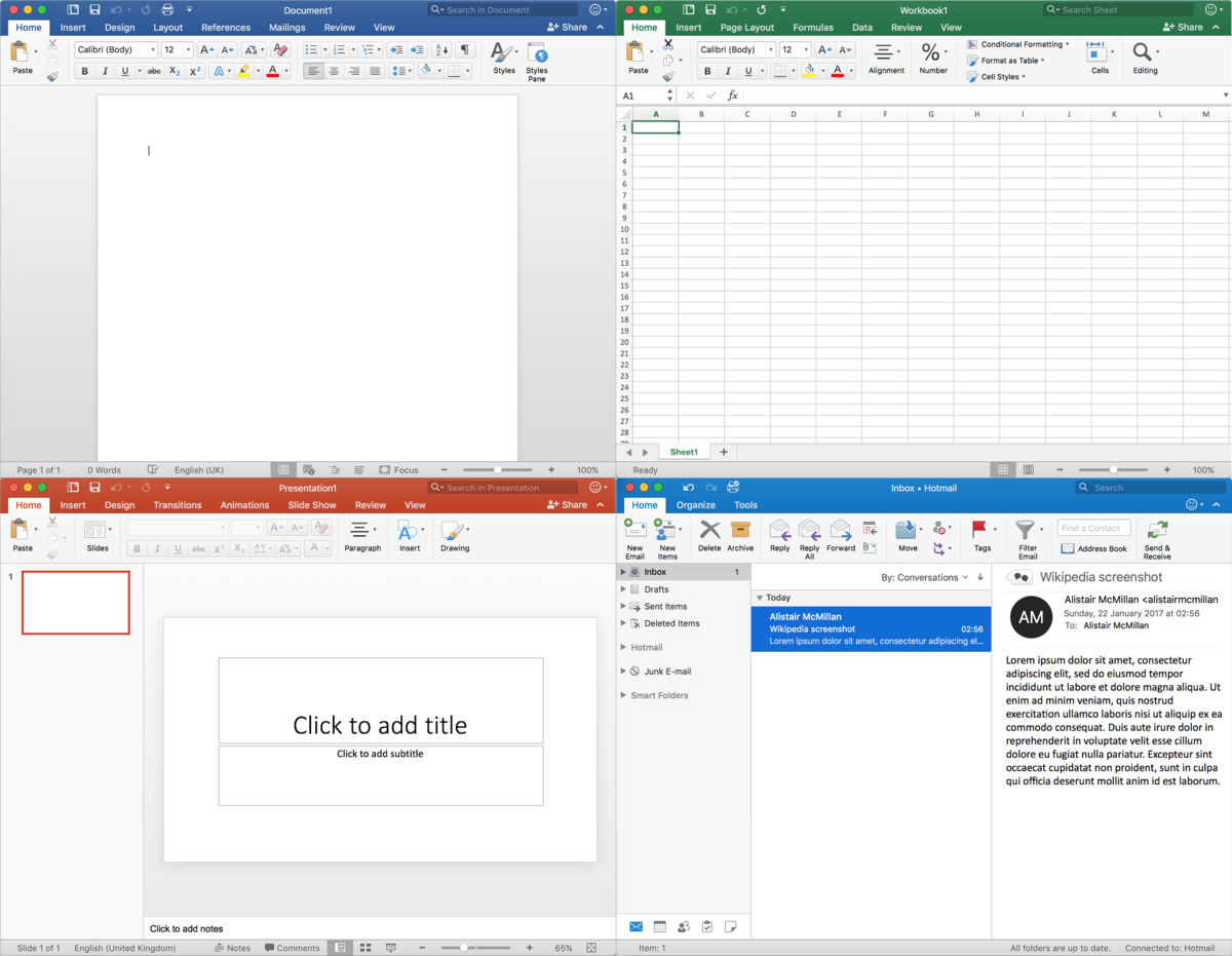 Microsoft excel for macbook pro