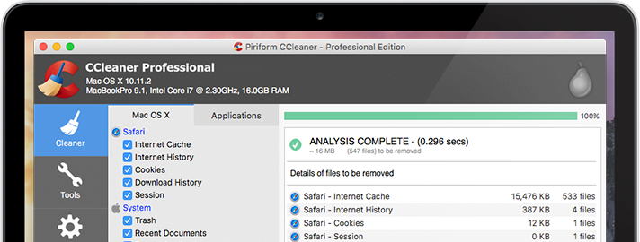 Ccleaner For Mac 10.6.8